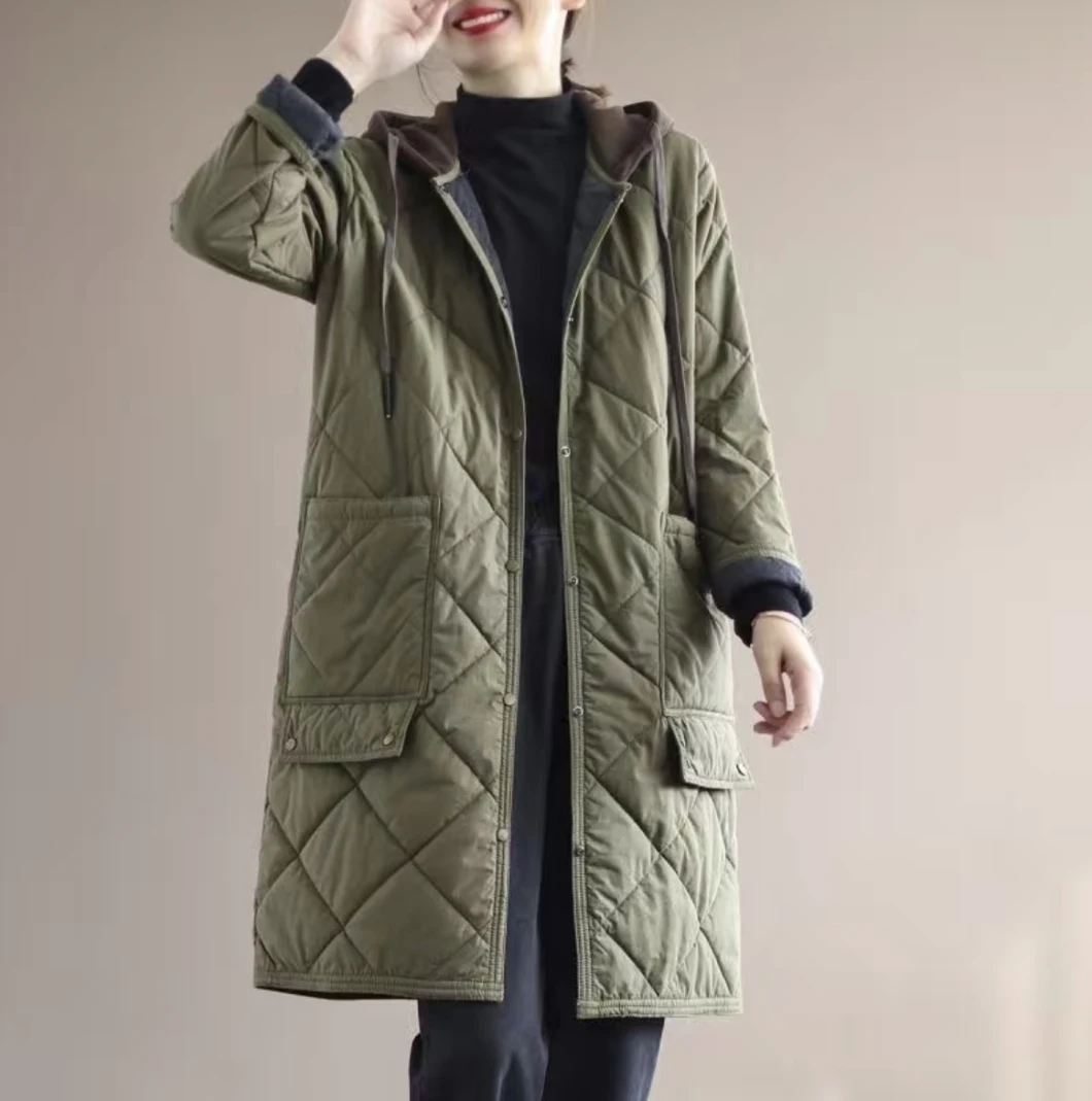 51 Newest Design for Ladies Winter Coat Item Number Qh8062 Noble and Elegant Ladies Winter Outwear